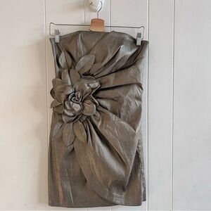 Vintage Jessica McClintock Strapless Cocktail Dress